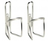 Alloy Silver Bottle Cage Pair